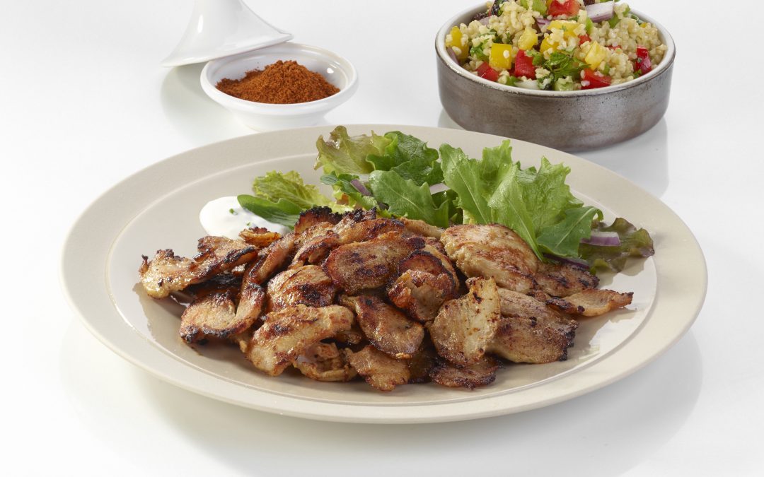 Broches de Kebab Méditerranéennes – poulet